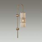 5019/1W MODERN ODL23 405 бронзовый/янтарный металл/стекло Бра E14 1*40W PIMPA — изображение 3