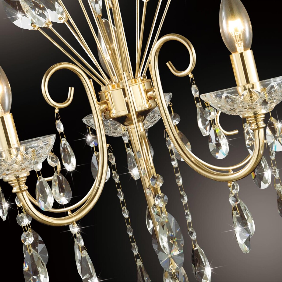 4977/2W HALL ODL23 627 золотой/хрусталь Бра E14 2*40W VERSIA — изображение 5