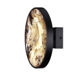 5064/15WL L-VISION ODL24 205 черн./серо-беж./металл/натур.камень/акрил Настенн.светильн. с переключ.цветов.темпер. LED 15W 3000К/4000K/6000K BERGI — изображение 2