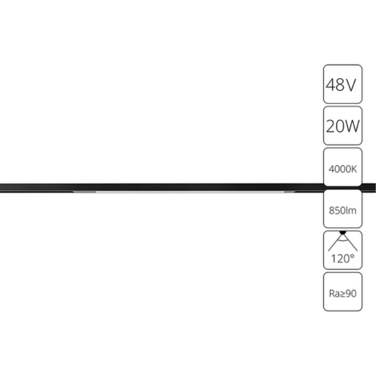 A7264PL-1BK СВЕТИЛЬНИК ПОТОЛОЧНЫЙ OPTIMA 48В 20Вт 850Лм 4000К 90+ 120° — изображение 1
