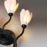 5090/5W MODERN ODL25 553 черный матовый/белый/фарфор Бра G4 LED 5*5W GARDI — изображение 6