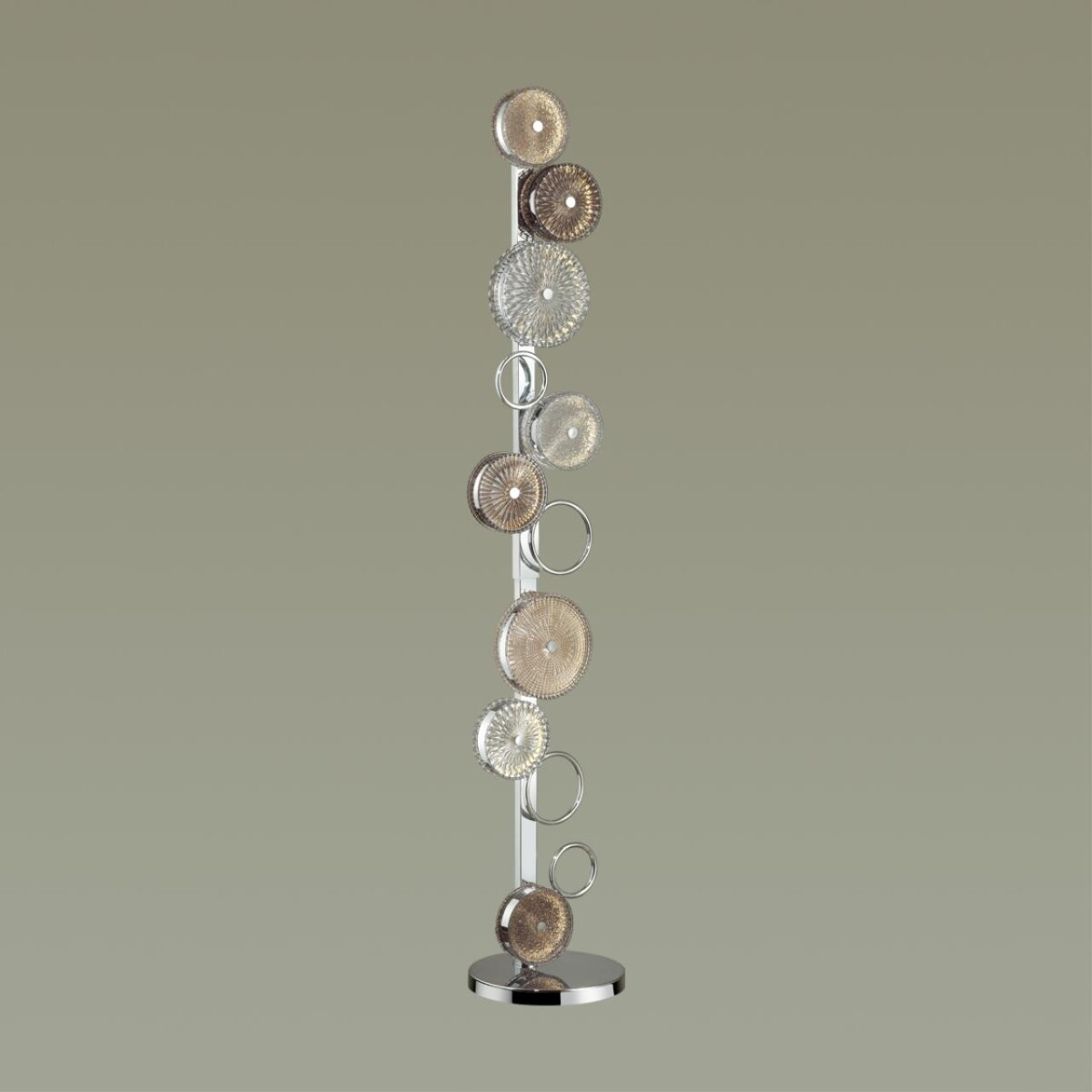 5416/68FL L-VISION ODL_EX23 145 хром/разноцветный металл/стекло Торшер LED 68W 4000K CARAMELLA — изображение 4