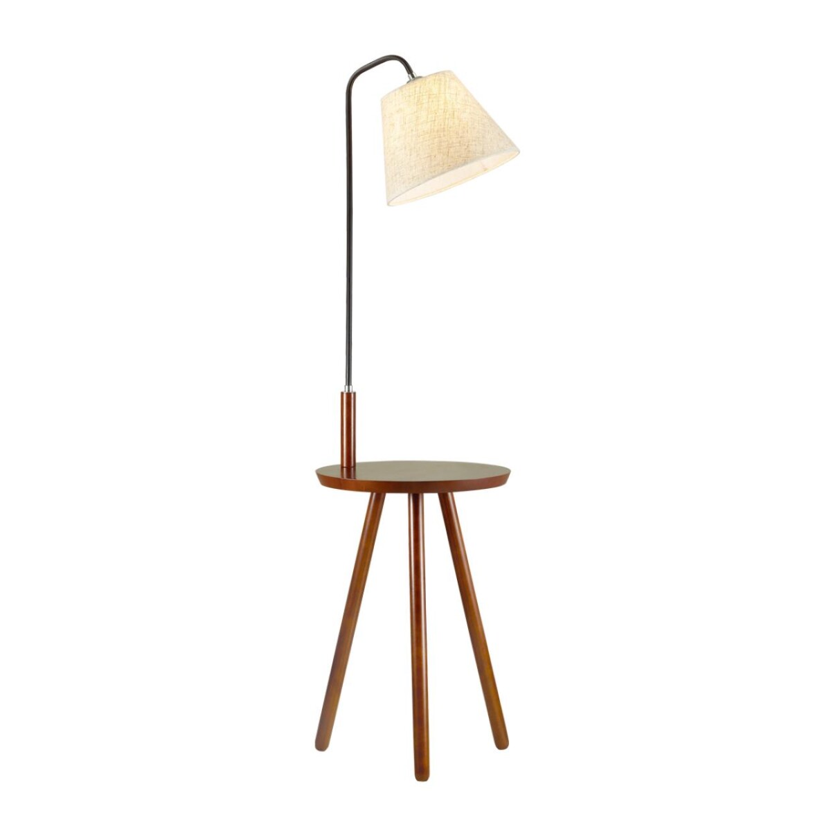 4666/1F HALL ODL20 541 темное дерево/рогожка Торшер E27 1*60W 220V KALDA — изображение 3