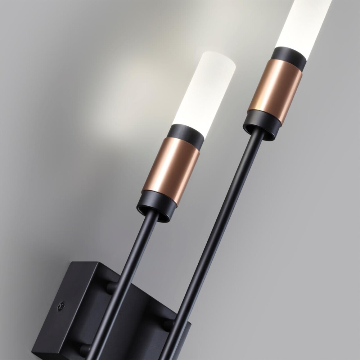 5009/10WL L-VISION ODL24 529 матовый черный/ант.бронза/белый/металл/стекло Бра LED 10W 4000K 540лм CANDEL — изображение 3