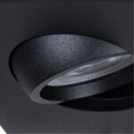 A2866PL-1BK Светильник потолочный встраиваемый GIRO для MR16 95x95×38мм черный IP44 монтаж Ø75мм — изображение 4