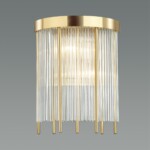 4788/2W HALL ODL21 642 золото/металл/стекло Бра E14 2*40W YORK — изображение 3