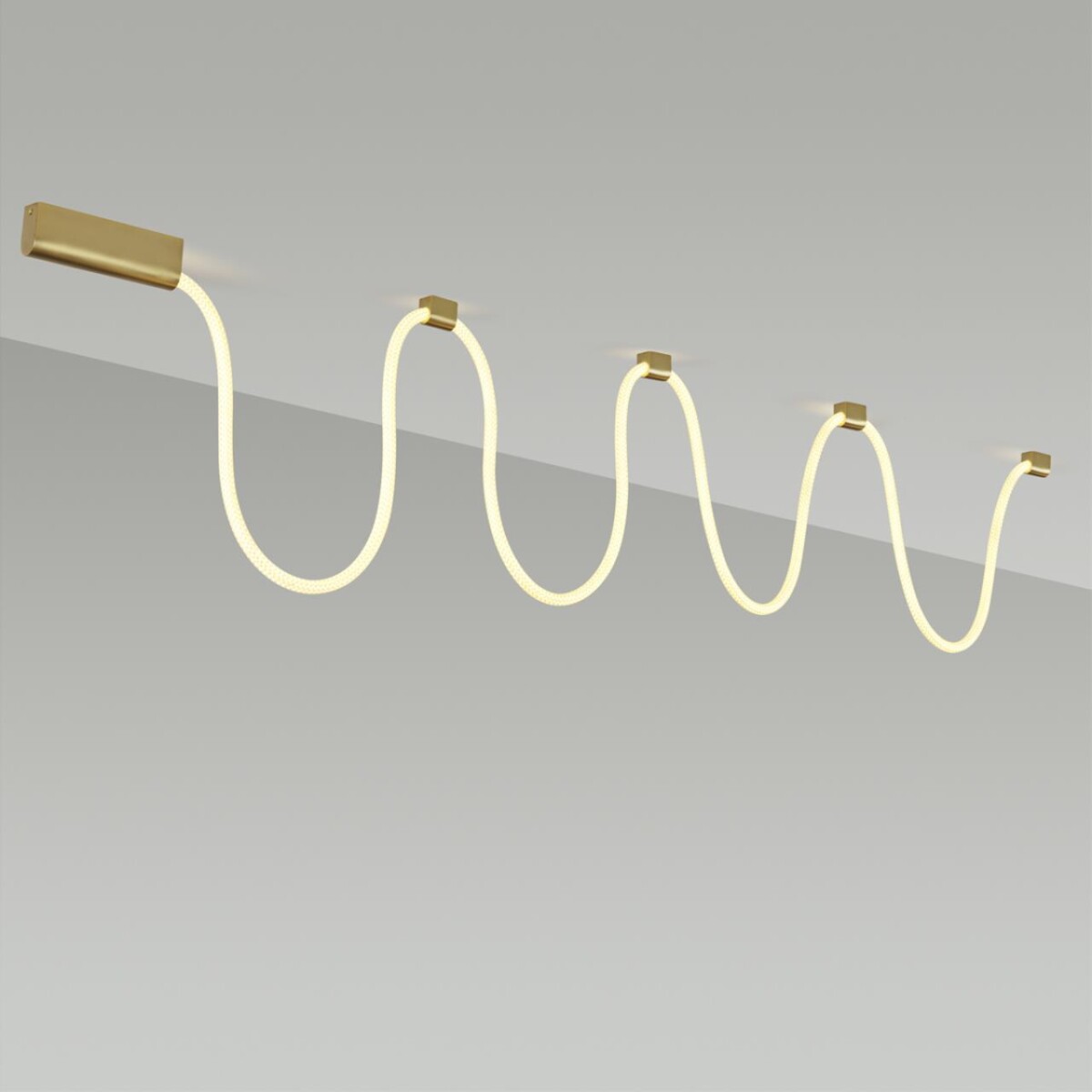 4397/30CL HIGHTECH ODL23 299 ант.бронза/металл/канат Настенно-потолочный св-к накладной (3 крепления в комплекте) IP20 LED 30W 1185Лм 3000K CORDA — изображение 6