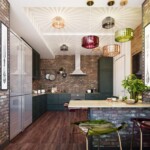 4746/1C PENDANT ODL21 409 дымчатый/черный Светильник потолочный E27 1*60W BINGA