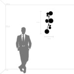 815533 Бра CROCO 3х5W (led) G9 ЗОЛОТО/БЕЛЫЙ — изображение 2