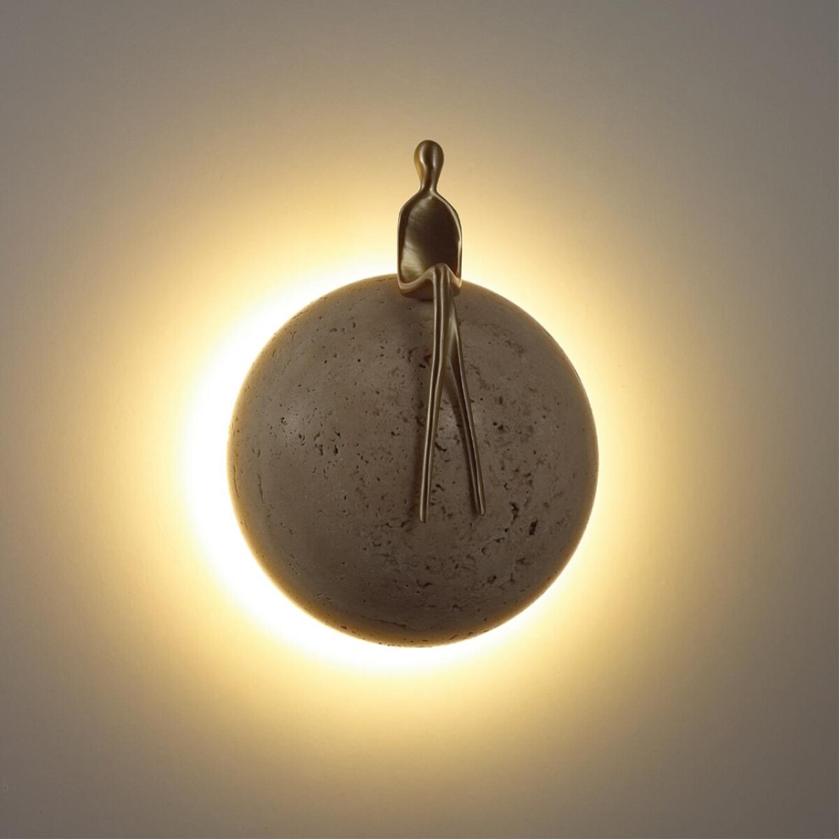 7011/5WL L-VISION ODL25 181 Настенный светильник латунь/камень IP20 LED 1*5W 3000K 220V CONFUCIUS — изображение 5