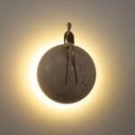 7011/5WL L-VISION ODL25 181 Настенный светильник латунь/камень IP20 LED 1*5W 3000K 220V CONFUCIUS — изображение 5