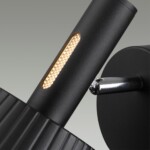 6643/7WL HIGHTECH ODL24 000 черный/металл/акрил Настенный светильник (выкл на корпусе) IP20 LED 10W 3000K 220V MALI — изображение 6