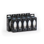 103102207 Лампа Gauss LED Свеча E27 6.5W 550lm 4100К 1/10/50 — изображение 4