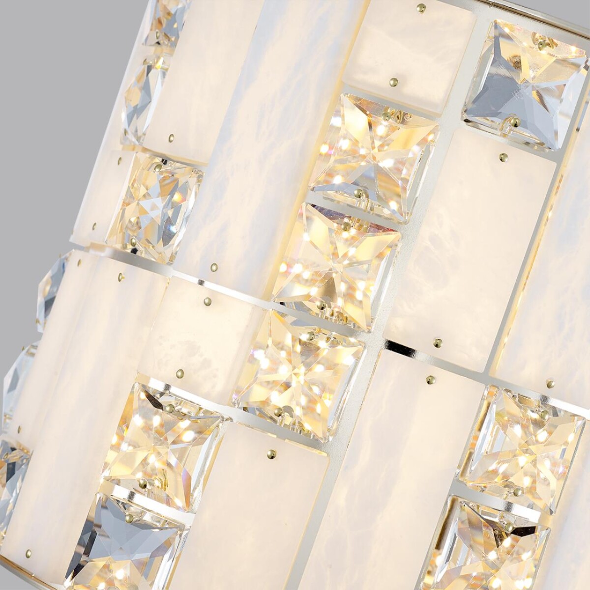 5072/28WL HALL ODL24 597 золото/прозрачный/белый/металл/хрусталь/алебастр Бра LED 15W 3700K CROSSA — изображение 4