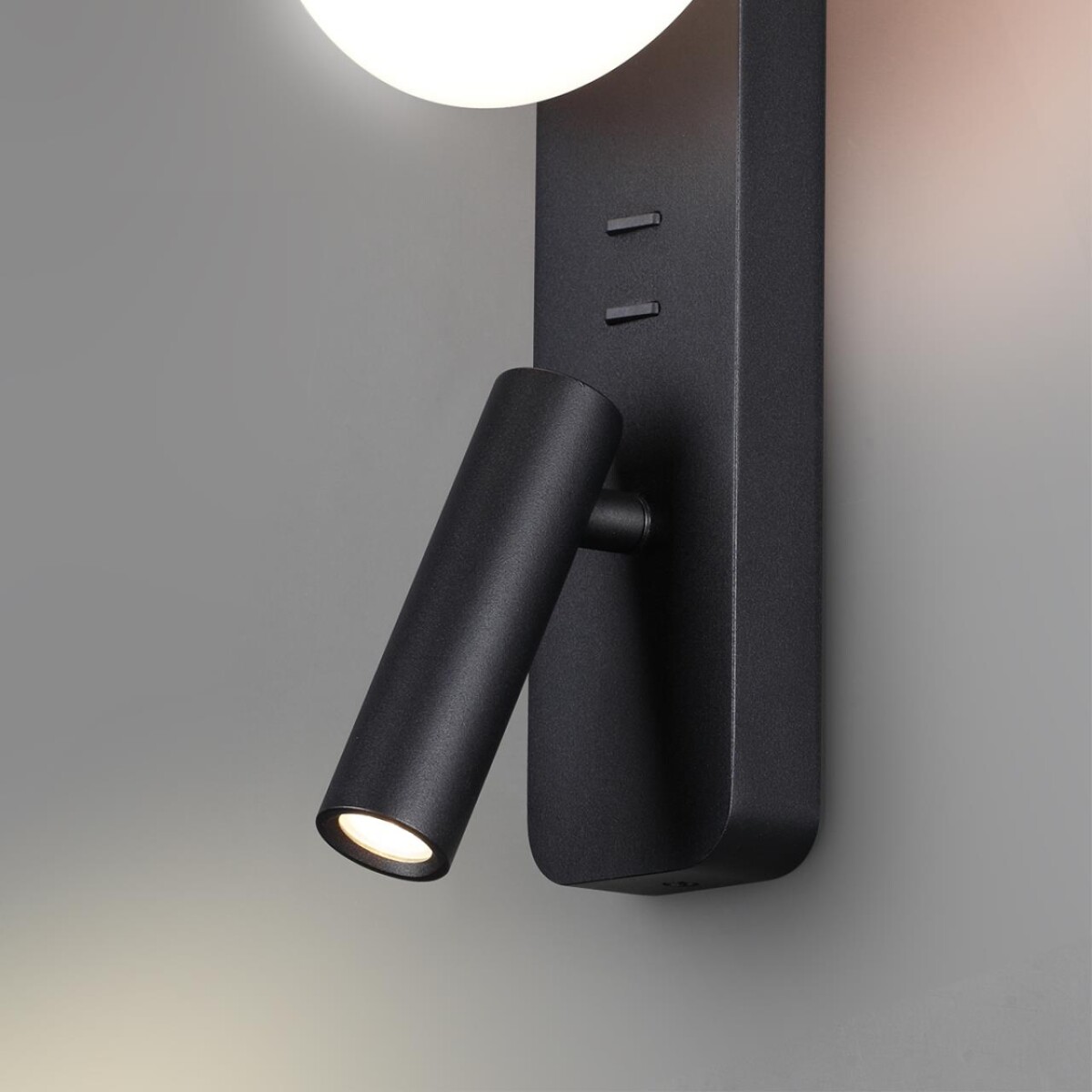 7048/5WL HIGHTECH ODL25 473 металл/акрил черный Настенный светильник IP20 LED 1*5W + 1*3W CRI>90 ALBERGO — изображение 5