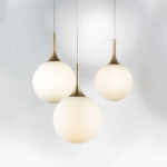 813023 Подвес GLOBO 1х40W E14 шампань/белый — изображение 5