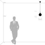 813023 Подвес GLOBO 1х40W E14 шампань/белый — изображение 6