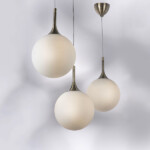 813021 Подвес GLOBO 1х40W E14 бронза/белый — изображение 6