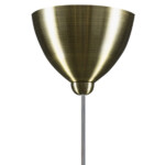 813021 Подвес GLOBO 1х40W E14 бронза/белый — изображение 3