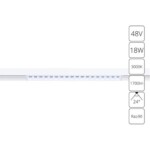 A4675PL-1WH СВЕТИЛЬНИК ПОТОЛОЧНЫЙ LINEA 48В 18Вт 1700Лм 3000К 90+ 24°