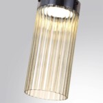 5047/10LC L-VISION ODL24 000 черный/светл.янтарный/металл/стекло Потолочный светильник LED 10W 4000К 1237Лм PILLARI — изображение 5