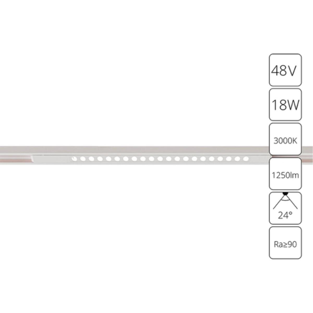 1d1a734e9d81b01dc9d1b35e7d3e5f09 A7287PL-1WH СВЕТИЛЬНИК ПОТОЛОЧНЫЙ OPTIMA 48В 18Вт 1250Лм 3000K 90+ 24° — изображение 1