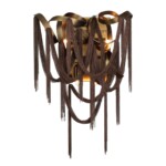 5066/4W HALL ODL24 527 античн.бронза/коричневый/металл/металл Бра G9 4*40W CHAINY — изображение 2