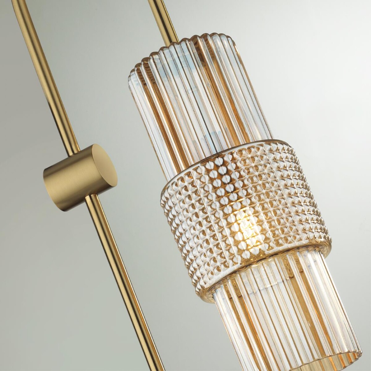 5019/1W MODERN ODL23 405 бронзовый/янтарный металл/стекло Бра E14 1*40W PIMPA — изображение 4