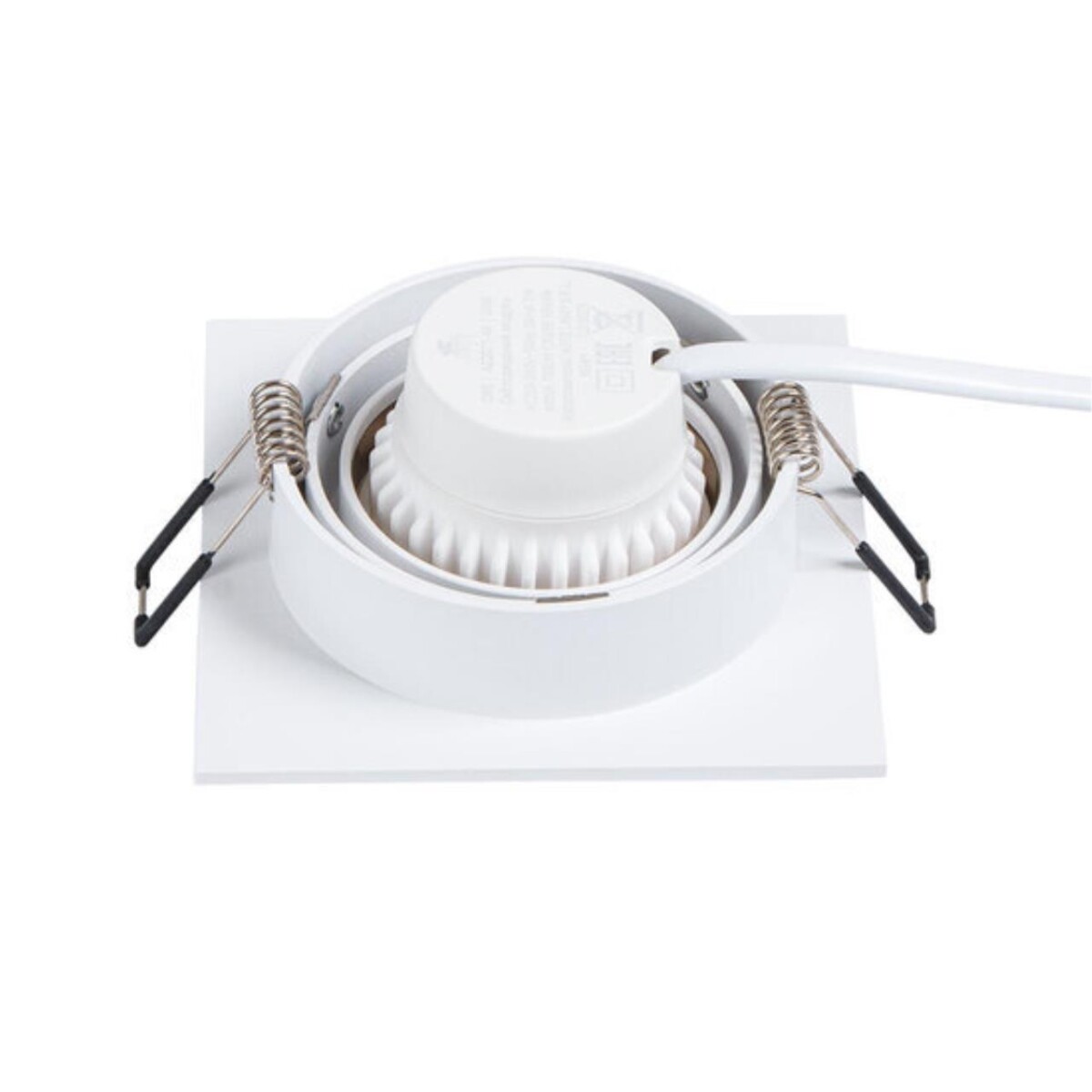 A2168PL-1WH Светильник потолочный встраиваемый TARF для MR16 92x92x22мм белый IP20 монтаж Ø80мм — изображение 8