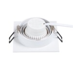 A2168PL-1WH Светильник потолочный встраиваемый TARF для MR16 92x92x22мм белый IP20 монтаж Ø80мм — изображение 8