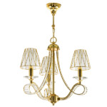 705032 Люстра подвесная RICCIO 3х40W E14 ЗОЛОТО