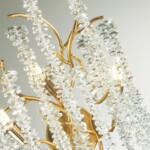 5005/3W HALL ODL23 617 золотой/прозрачный металл/хрусталь Бра G9 3*40W BANCHE — изображение 6