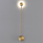 7009/5WLA HIGHTECH ODL25 273 античная бронза/металл/акрил Настенный светильник LED 3000/4000K тумблер на корп. 5W 220V CRI > 90 SATELLITE — изображение 4