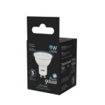 101506209 Лампа Gauss MR16 9W 830lm 4100K GU10 LED 1/10/100 — изображение 4