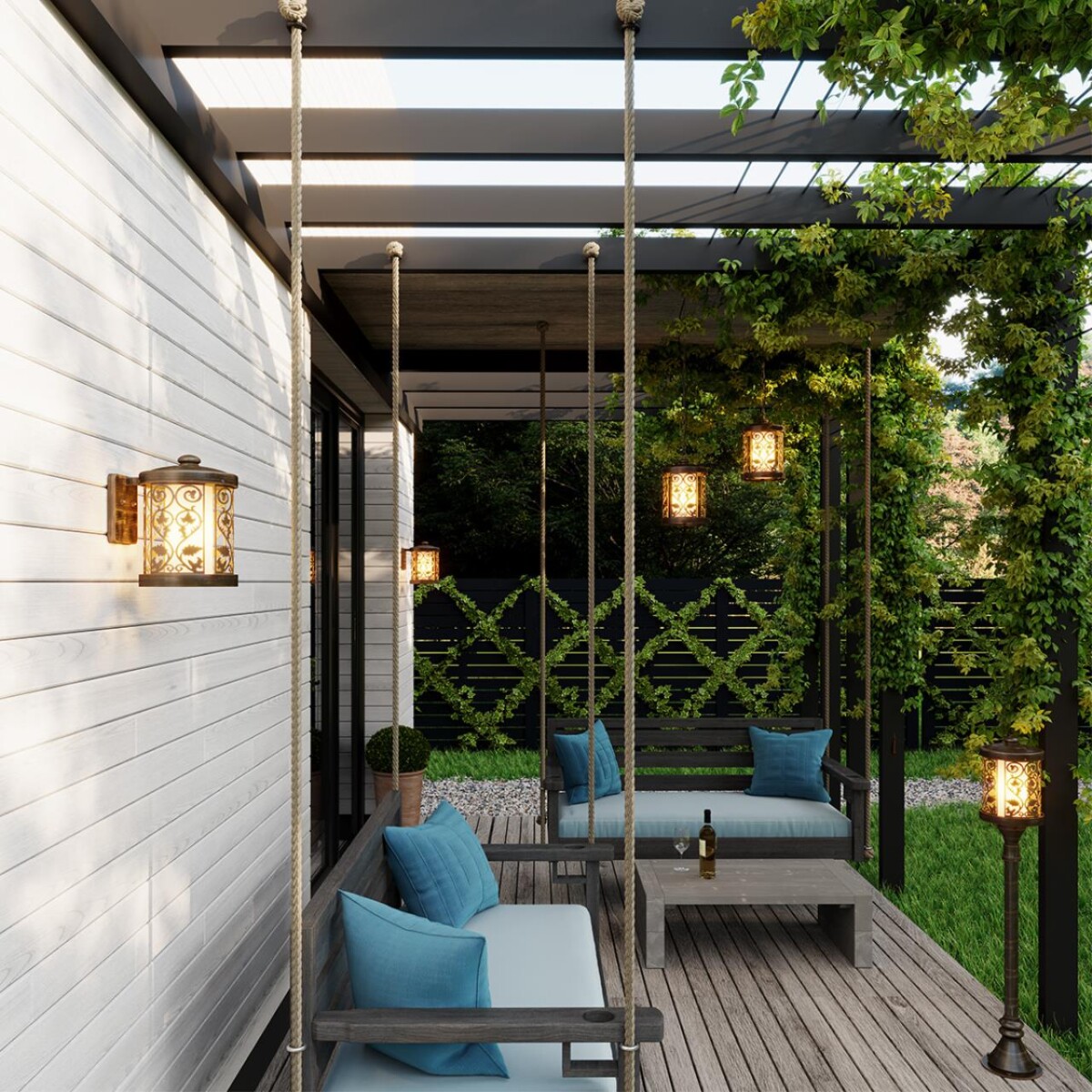 2286/1 NATURE ODL12 000 патина коричневый Уличный светильник-подвес IP44 E27 100W 220V LAGRA — изображение 1