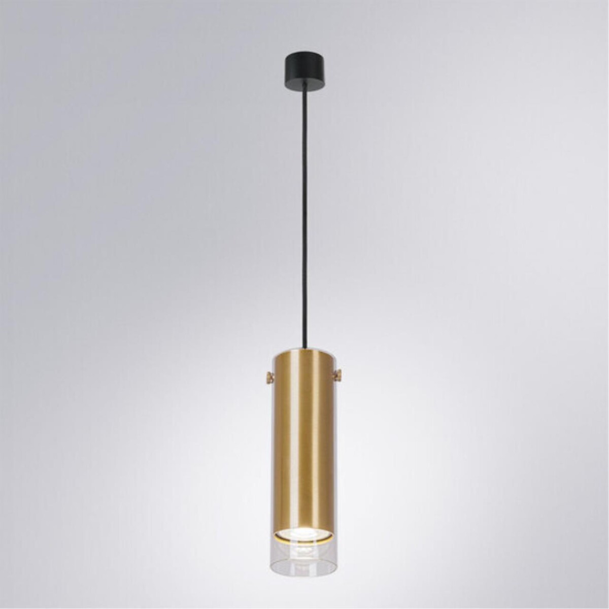 281ba589952dd64772e4059df00aea85 A5367SP-1SG Светильник подвесной LAZIO Ø60x200мм матовое золото IP20 — изображение 1