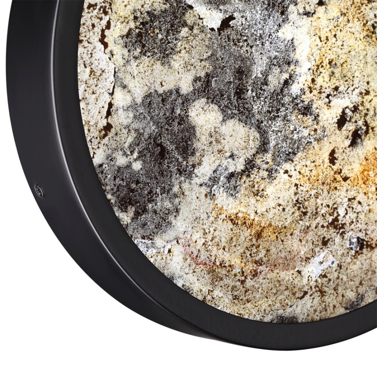 5064/15WL L-VISION ODL24 205 черн./серо-беж./металл/натур.камень/акрил Настенн.светильн. с переключ.цветов.темпер. LED 15W 3000К/4000K/6000K BERGI — изображение 6