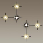 3906/9WL L-VISION ODL21 307 черн/золот/металл Настен. cветильник IP20 LED 9WL 720Лм 4000К COSTELLA — изображение 2