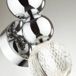 5007/4WL L-VISION ODL23 573 хром/прозрачный/металл/акрил Бра LED 4W 4000K 230Лм CRYSTAL — изображение 4