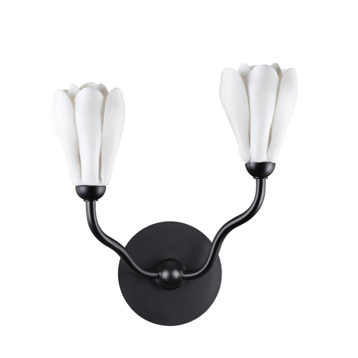 298edcedece6821cb1ba6da8fbbc36cb 5090/2W MODERN ODL25 553 черный матовый/белый/фарфор Бра G4 LED 2*5W GARDI — изображение 1