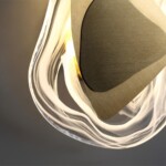 4314/9WL MIDCENT ODL22 219 стекло с эффектом льда/ металл бронза Настенный светильник IP20 LED 11W 275Лм 3000K ICY — изображение 4