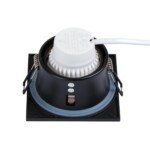 A2868PL-1BK Светильник потолочный встраиваемый HELM для MR16 85x85×44мм черный IP44 монтаж Ø80мм — изображение 5