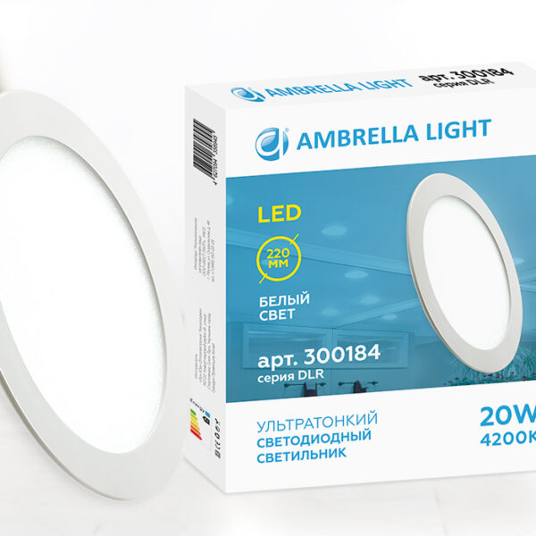 DLR 20W 4200K 185-250V (200W) (D220mm/A205mm)