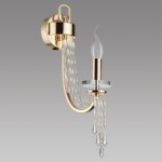 5063/1W CLASSIC ODL25 625 золото/прозрачный/металл/хрусталь Бра E14 1*40W CAPEL — изображение 4