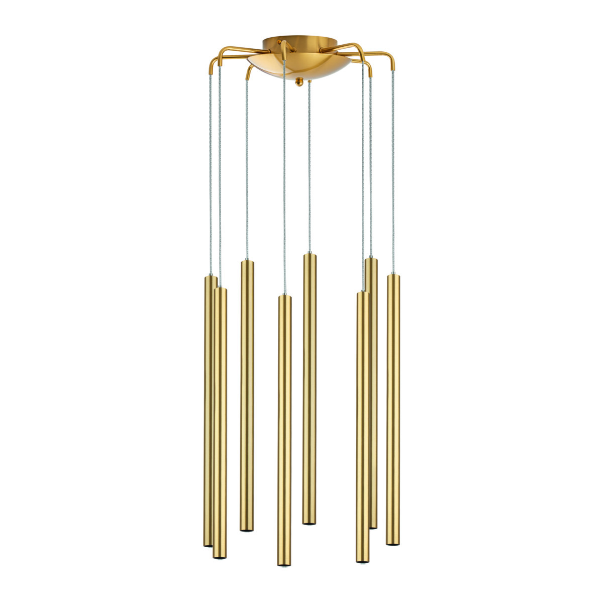 L8T747243 Люстра TUBO LED 40W 2560LM 25G ЗОЛОТО 4000K (574733+747243 (8шт) — изображение 1