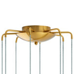 L8T747243 Люстра TUBO LED 40W 2560LM 25G ЗОЛОТО 4000K (574733+747243 (8шт) — изображение 2