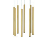 L8T747243 Люстра TUBO LED 40W 2560LM 25G ЗОЛОТО 4000K (574733+747243 (8шт) — изображение 3