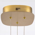 749223 Люстра SATURNO LED 70W 3150LM ЗОЛОТО 3000K IP20 — изображение 3