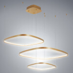 749223 Люстра SATURNO LED 70W 3150LM ЗОЛОТО 3000K IP20 — изображение 8