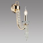 5063/1W CLASSIC ODL25 625 золото/прозрачный/металл/хрусталь Бра E14 1*40W CAPEL — изображение 3